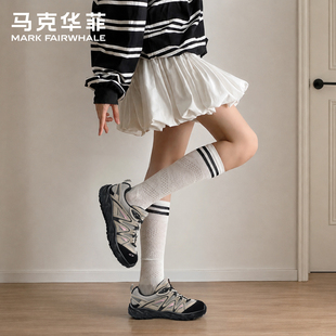 马克华菲鞋子女2026新款秋季防滑厚底登山鞋不累脚百搭运动鞋女款
