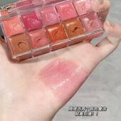 十色调色唇冻盘调色盘蝴蝶唇冻系列百搭口红唇釉学生平价多色唇蜜