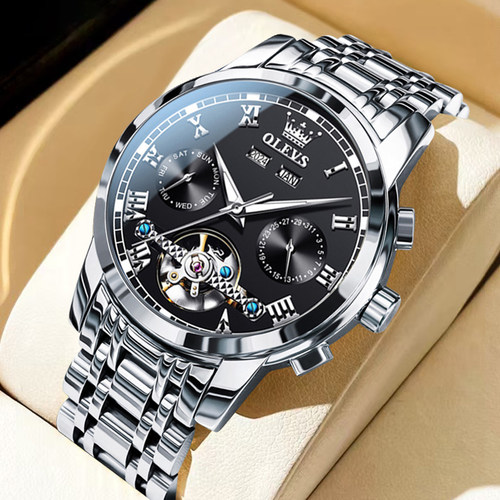 瑞士手表男士纯机械表陀飞轮镂空