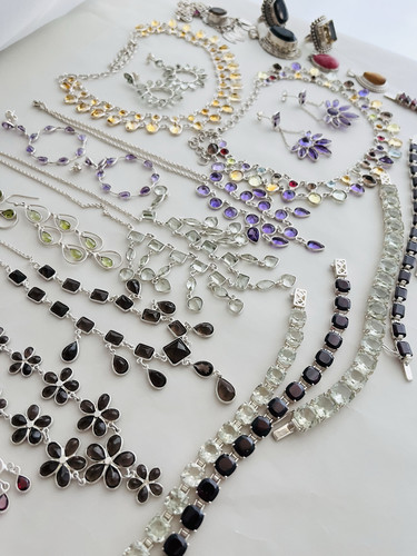 直播主专拍通体925纯银镶嵌水晶带证书