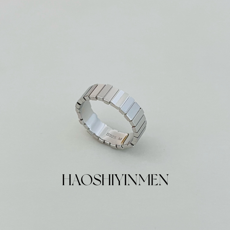 设计师款S925纯银时尚ins银条块极简戒指女轻奢重工叠戴高级戒指,饰品/流行首饰/时尚饰品新,银饰戒指,淘宝优惠券,粉丝福利购,淘宝优惠卷