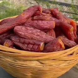 桐庐益乡源古法晒干红薯干手工制作薯类制品散装休闲零食小香薯干
