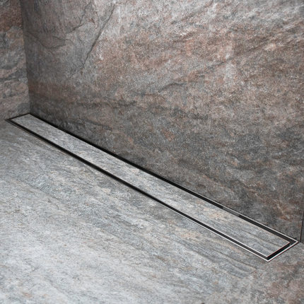 隐形地漏长条防臭卫生间 淋浴房排水槽长方形隐藏式加长304不锈钢