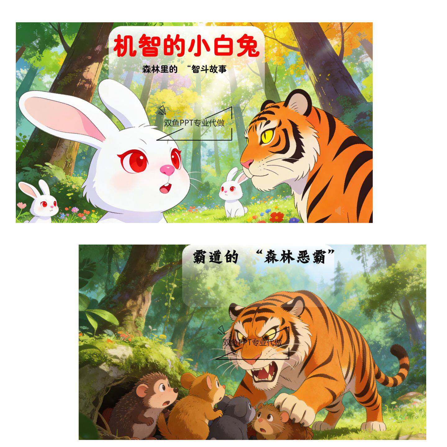 儿童学生绘本故事PPT静态12PPT设计