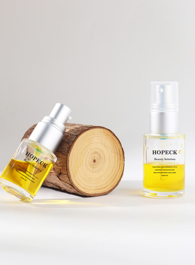 HOPECK按压乳液泵透明模制玻璃瓶20牙18ml25ml精华乳液泵粉底液瓶