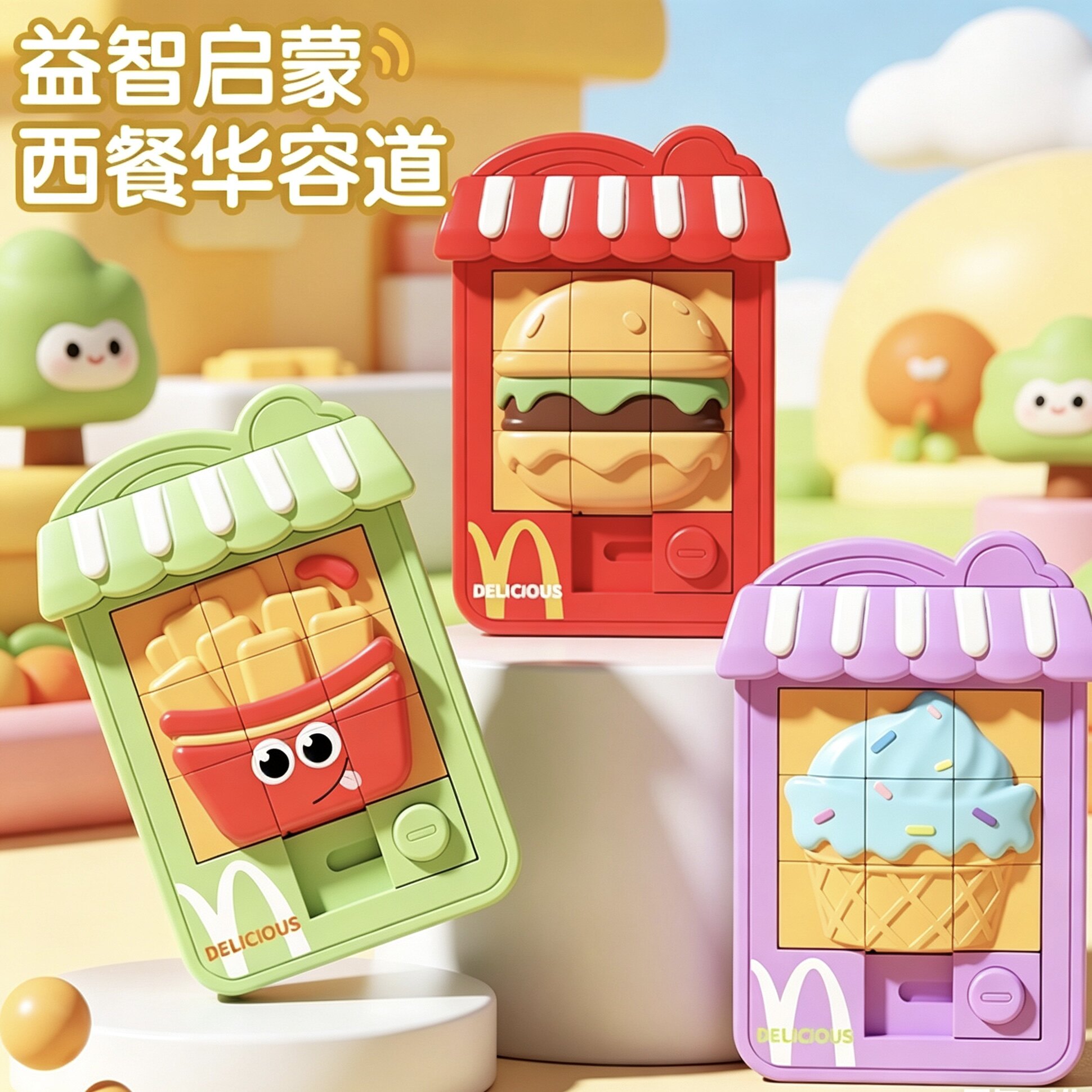 华容道3D滑动九宫格益智拼图