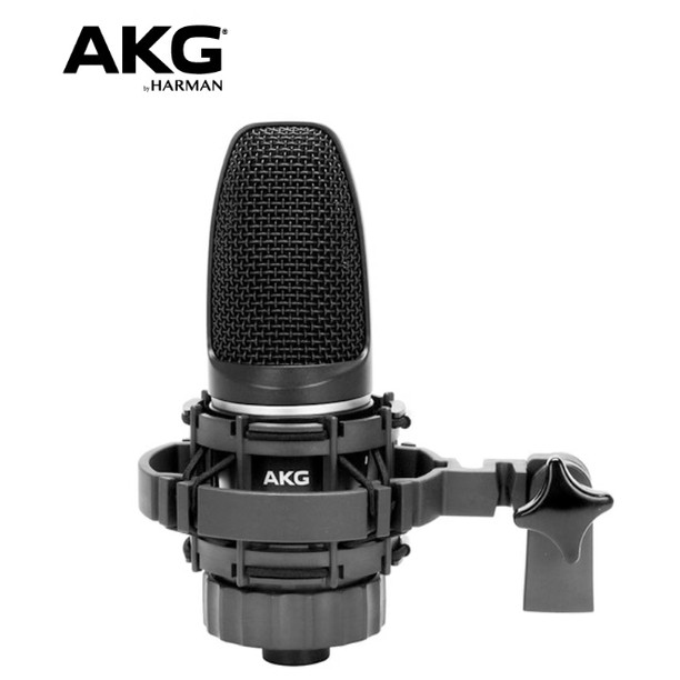 AKG/爱科技 C3000 电容麦克风专业录音配音电脑K歌声卡
