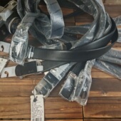 处理品牌撤柜合金男士 腰带 真皮自动扣软皮库存尾货头层牛皮休闲裤