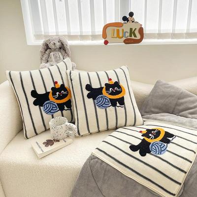 卡通可爱抱枕被子两用