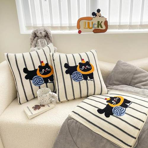 卡通可爱抱枕被子两用