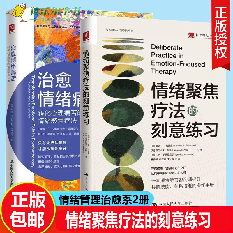 情绪聚焦疗法的刻意练习 +治愈情绪痛苦 转化心理痛苦的情绪聚焦疗法ETF情绪管理治愈系书籍 心理医生治疗师中国人民大学出版社