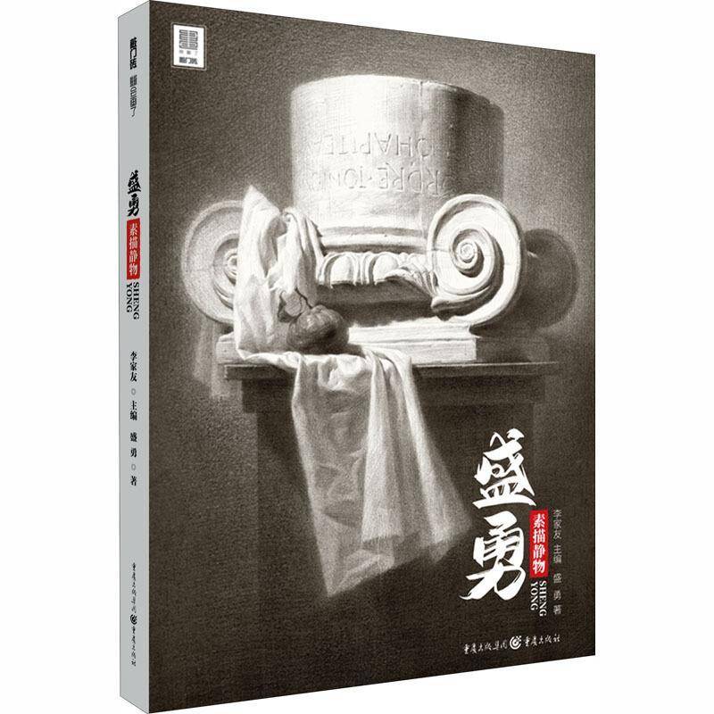 盛勇:素描静物 李家友 静物画素描技法高等学校入学考试高中生社会科学书籍重庆出版社