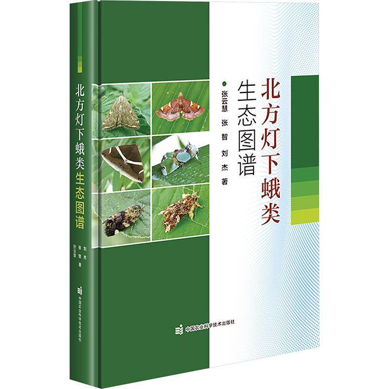 正版包邮 北方灯下蛾类生态图谱 张云慧,张智,刘杰 著 著 生命科学/生物学专业科技 中国农业科学技术出版社
