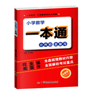 现货正版 小学数学一本通小升初总复习 全国通用小学教辅语文总复习练习册习题集梳理教材内容解析考试重点学生教辅材料书籍