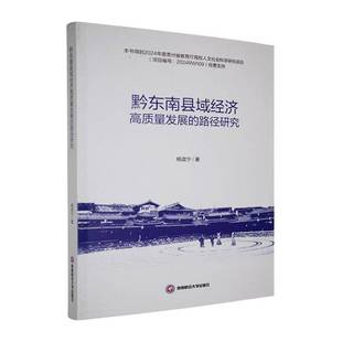 黔东南县域经济高质量发展的路径研究 书 杨政宁 书籍正版西南财经大学出版社