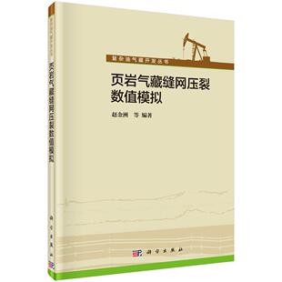 工业技术书籍9787030429155 页岩气藏缝网压裂数值模拟书赵金洲等油页岩裂缝油气藏压裂数值模拟研 正版 包邮