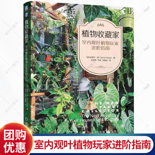 植物收藏家 室内观叶植物玩家进阶指南 吕天伟 养花那点事儿 室内植物盆栽花卉养殖教程 龟背竹绿萝吊兰绿植养护书籍