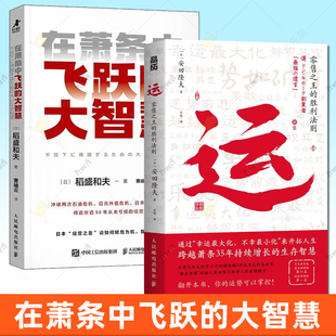 在萧条中飞跃的大智慧 稻盛和夫+运 零售之王的胜利法则 安田隆夫 人生哲学企业管理经营之道书籍 跨越萧条持续增长的生存智慧