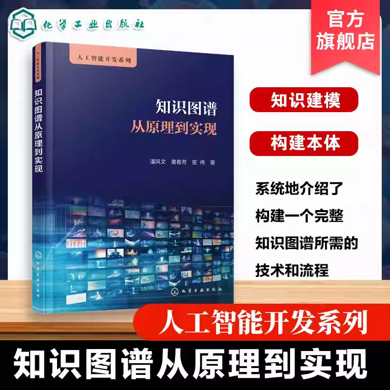 知识图谱从原理到实现 人工智能开发系列 本体描述语言手册 知识图谱建设综述指南 知识建模与构建本体 知识管理系统开发参考书