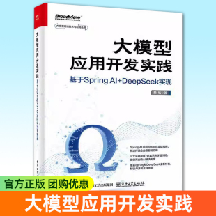 DeepSeek实现 赖帆 著 大模型应用开发实践 电子工业出版 计算机控制仿真与人工智能专业科技 社 基于Spring
