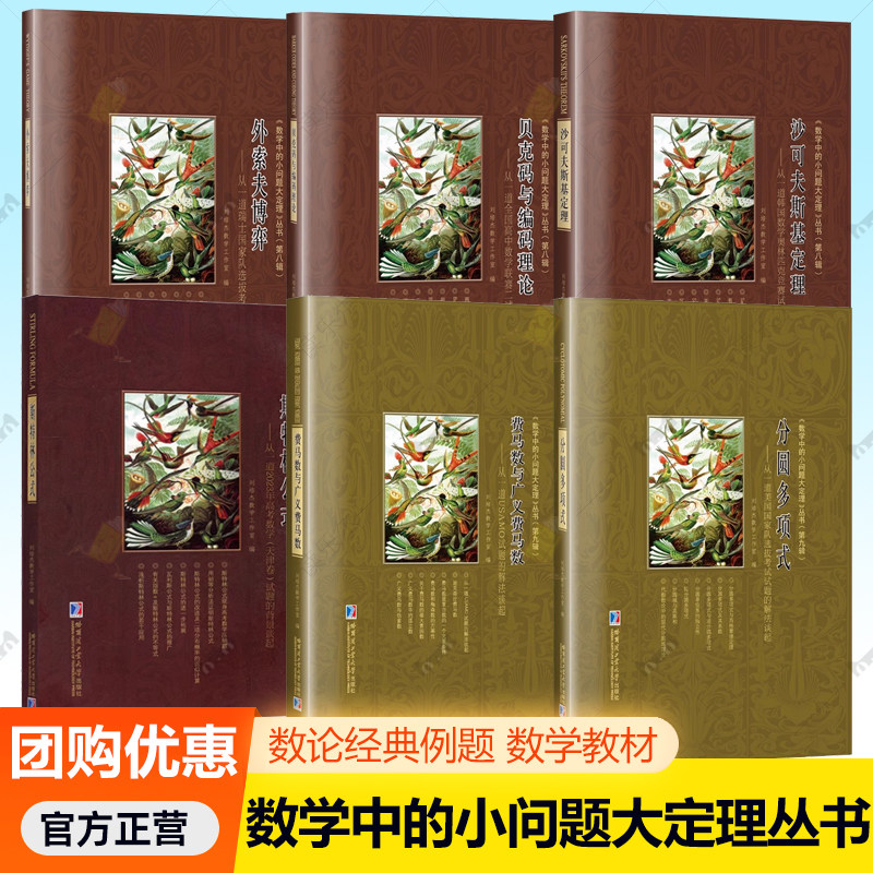 数学中的小问题大定理丛书任选 斯特林公式+沙可夫斯基定理+外索夫博弈+分圆多项式+贝克码与编码理论+费马数与广义费马数 哈工大