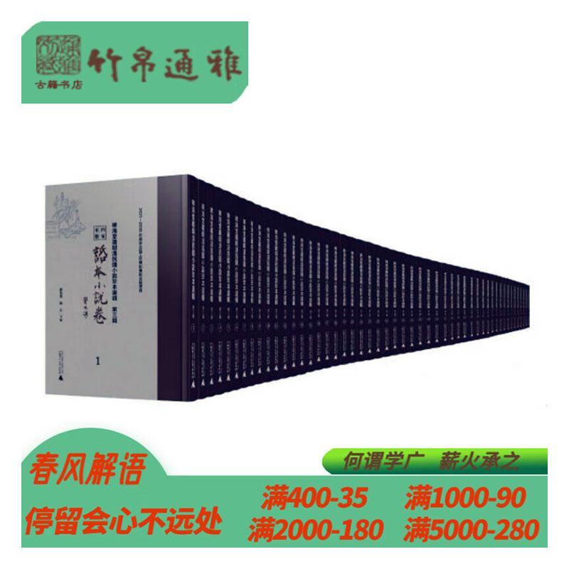 稗海堂国小说珍本选辑:三辑:四家家数话本小说卷 赵俊杰   小说书籍广西师范大学出版社