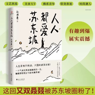 孙建勇著 讲述苏东坡跌宕曲折 生平和雅趣豁达 正版 感受他洒脱快活 人人都爱苏东坡 生活态度 人生哲学 包邮