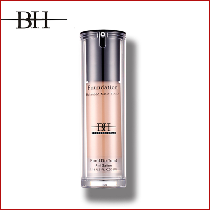 BH丝滑粉底液轻薄持久水润提亮