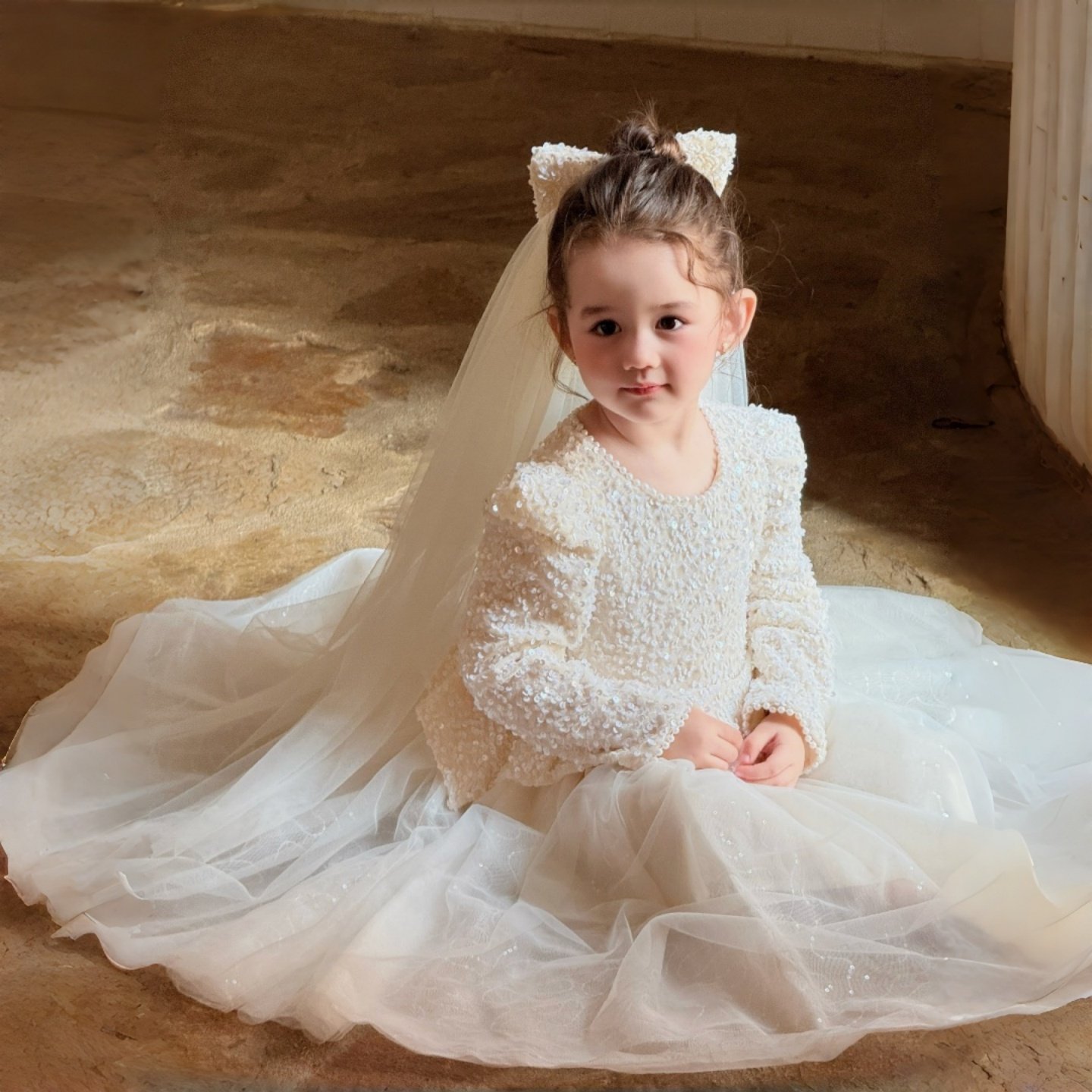 秋冬亮片公主裙女童2025新款生日儿童礼服气质蓬蓬裙高级感连衣裙,童装/婴儿装/亲子装,连衣裙,淘宝优惠券,粉丝福利购,淘宝优惠卷