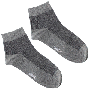 6双浪莎男士夏季超薄100%纯棉袜子
