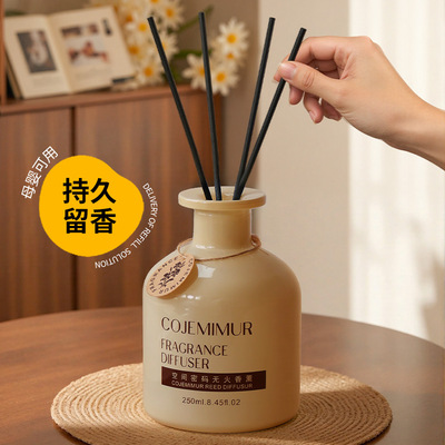 香薰精油家用卧室内持久留香乌木沉香玫瑰酒店摆件客厅香氛水