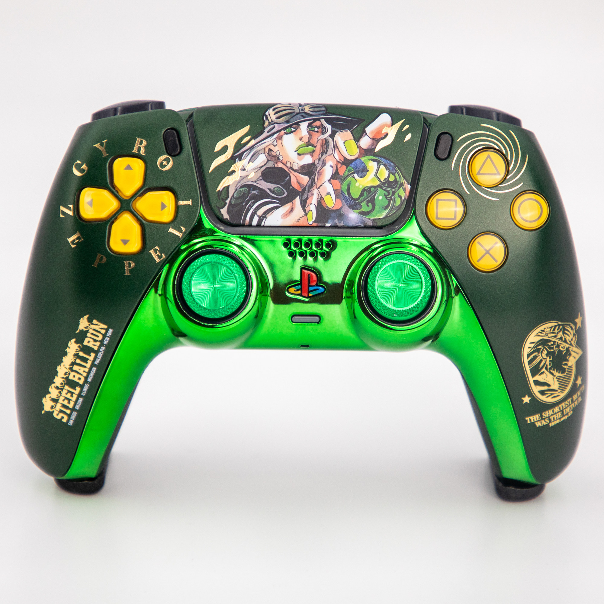 PS5手柄tmr电磁摇杆jojo彪马野狼主题ds5二手原装DIY改装手柄换壳