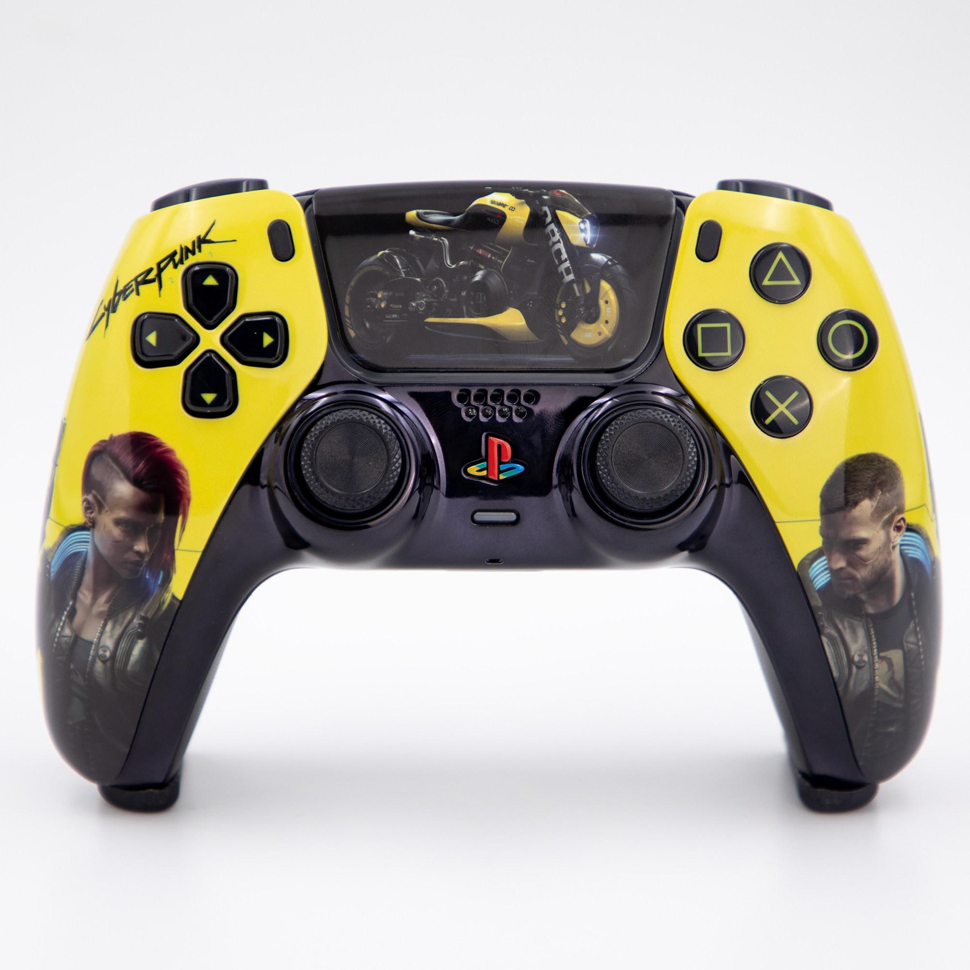 PS5手柄tmr电磁摇杆赛博朋克2077主题游戏ds5二手原装DIY改装手柄