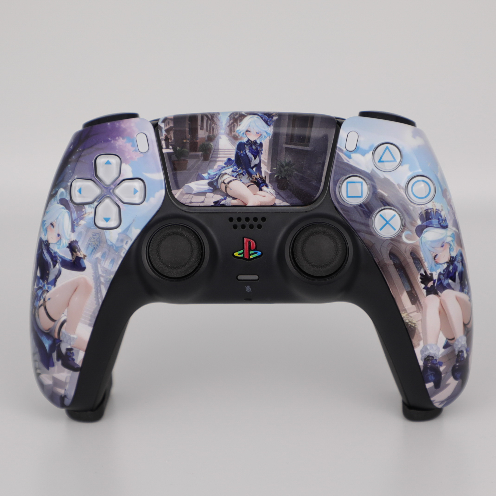 PS5手柄tmr电磁摇杆游戏原装手柄芙宁娜主题PC用原装手柄ds5改装