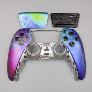 PS5手柄外壳替换壳DIY炫彩改装ds5手柄面壳触摸板代改定制手把