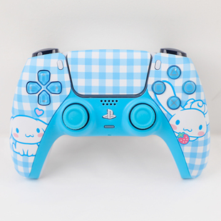 PS5手柄ds5改装 tmr摇杆大耳狗主题tmr摇杆定制替换PC无线控制器