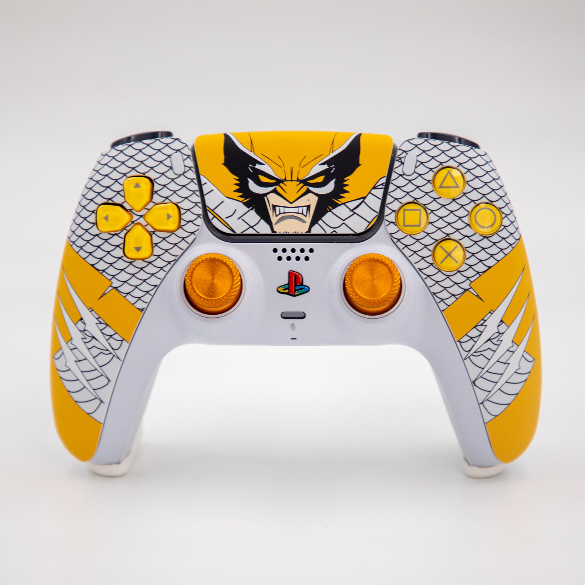 PS5手柄tmr电磁摇杆金钢狼游戏主题ds5二手原装DIY改装手柄换壳