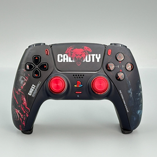 PS5手柄tmr电磁摇杆COD主题游戏ds5二手原装DIY改装手柄使命召唤