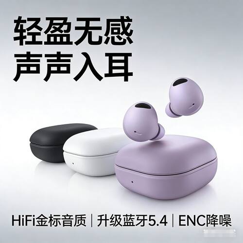 2026华强北buds2ProR510无线蓝牙耳机超长待机入耳式通用降噪