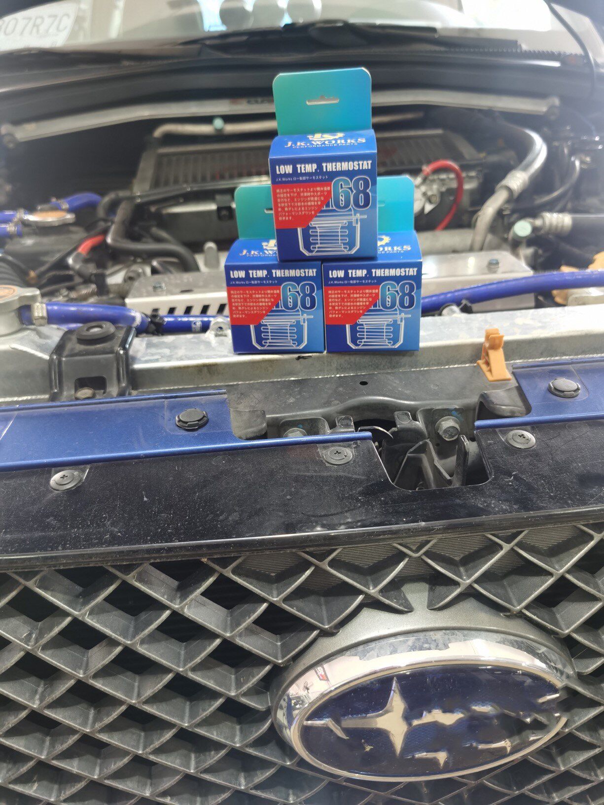 JKWORKS低温水胆节温器适用斯巴鲁BRZ86力狮WRX森林人傲虎XV STI