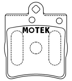 MOTEK之家魔铁ST600高性能刹车片适用于奔驰全系列后轮刹车皮汇总