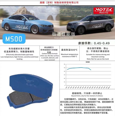 MOTEK魔铁高性能刹车片魔牛M500适用坦克300400500