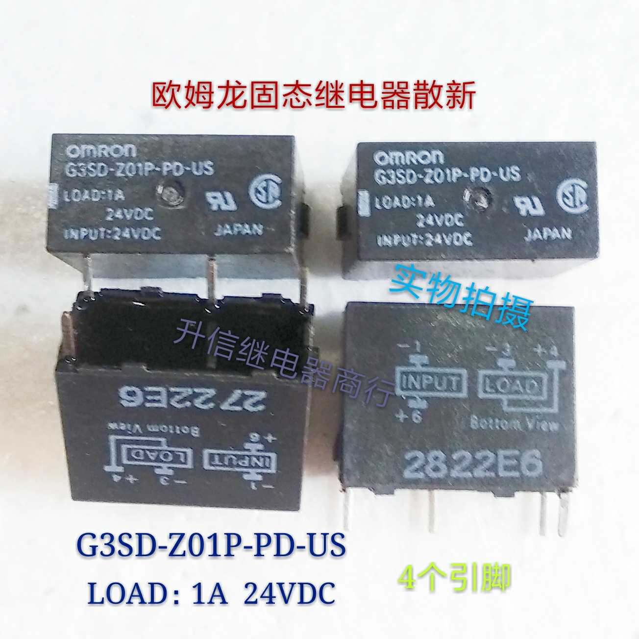 G3SD-Z01P-PD-US  LDAD：1A 24VDC正品固态继电器散新 现货
