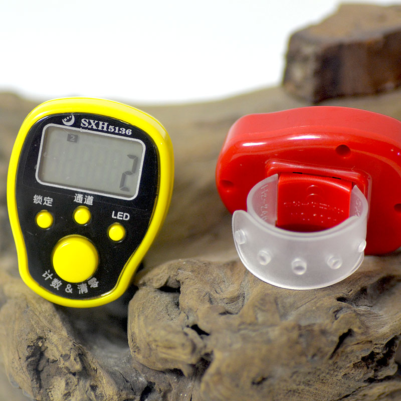 新款五通道带锁定LED夜光计数器