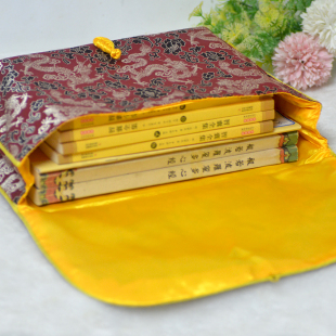 双层加厚手抄经书袋高档海青袋包佛经袋藏式包经布法宝袋收纳大号