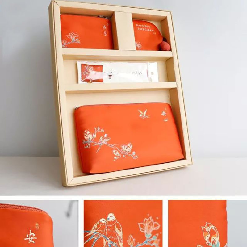 高档创意收纳女手拿零钱包中秋节母亲节礼物礼品复古文艺手提国风