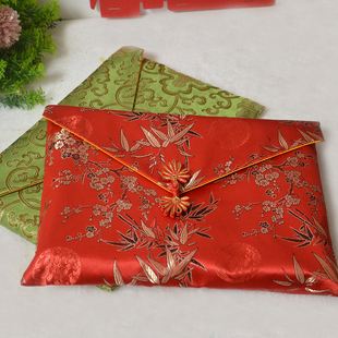 高档加厚经书专用收纳袋抄经本保护套国风双层藏式大小号A4本16K