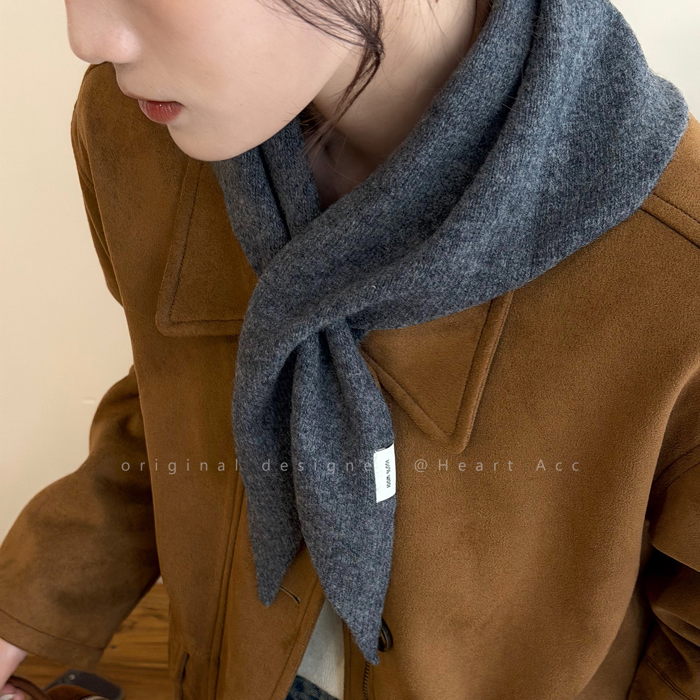 100%纯羊毛灰色围巾女款2025新款冬三角巾披肩时髦百搭小领巾围脖,服饰配件/皮带/帽子/围巾,围巾/丝巾/披肩,淘宝优惠券,粉丝福利购,淘宝优惠卷