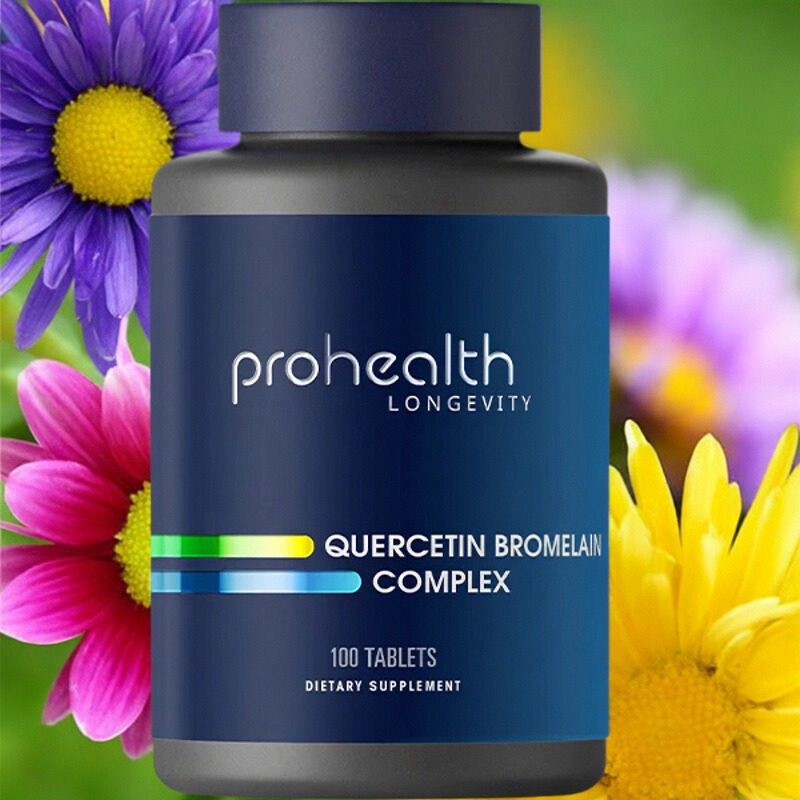 美国ProHealth Quercetin/Bromelain Complex 槲皮素/菠萝蛋白酶