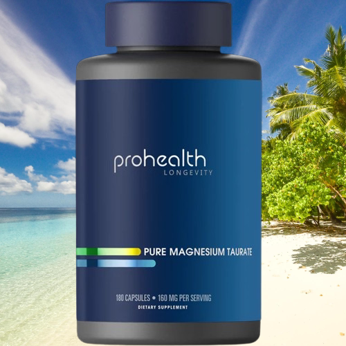 美国ProHealth纯牛磺酸镁160mg